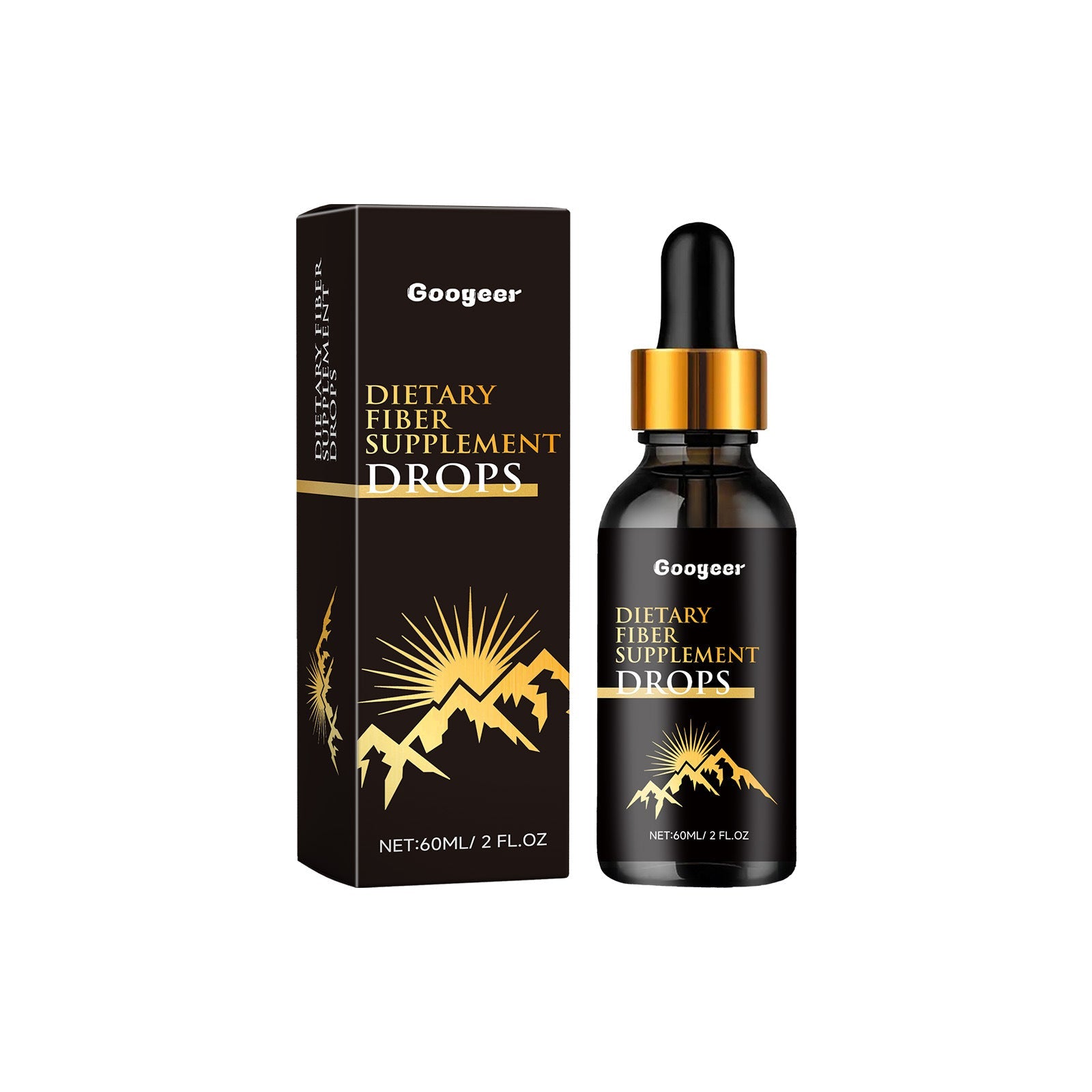 Identical product shot of Googeer bottle and box from slightly different angle