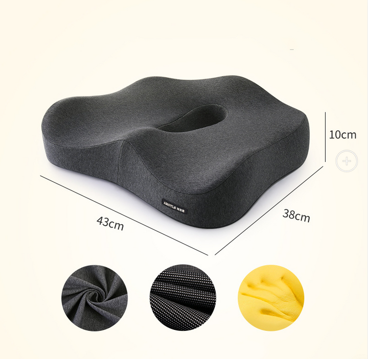 Memory Foam Car Seat Cushion — Eliminate Tailbone & Back Pain