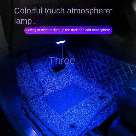 Touch-Activated Car Interior Light — Instant Ambient Glow