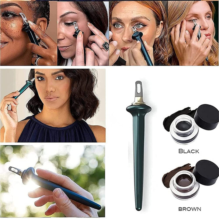 Silicone Eyeliner Tool for Easy, Precise No-Skip Lines