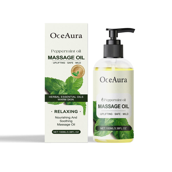Peppermint Body Massage Oil - Hydrating Herbal Blend