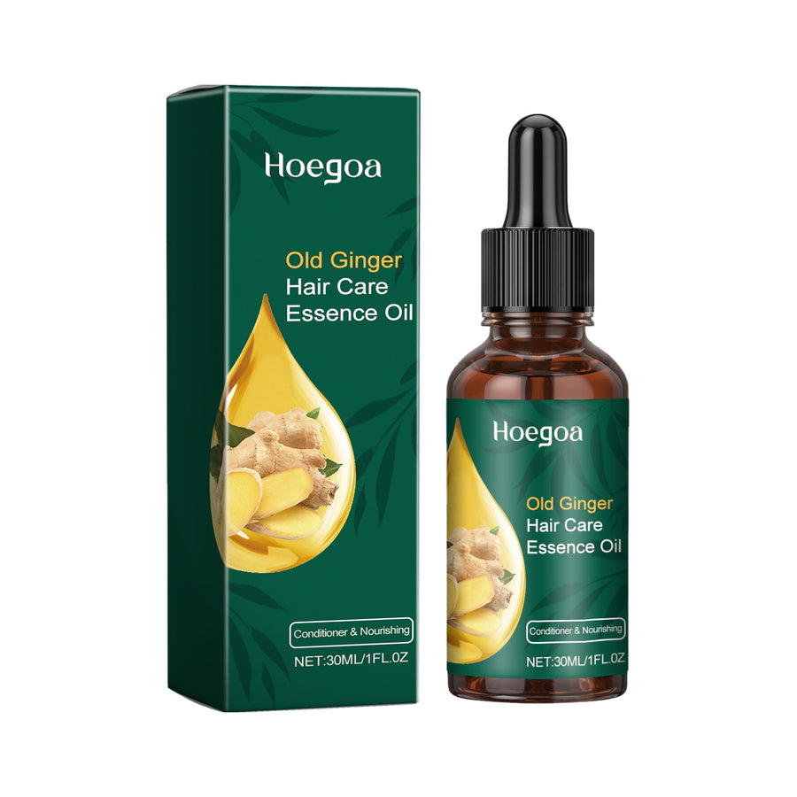 Ginger Hair Oil for Frizz, Knots, Dry Ends & Shine