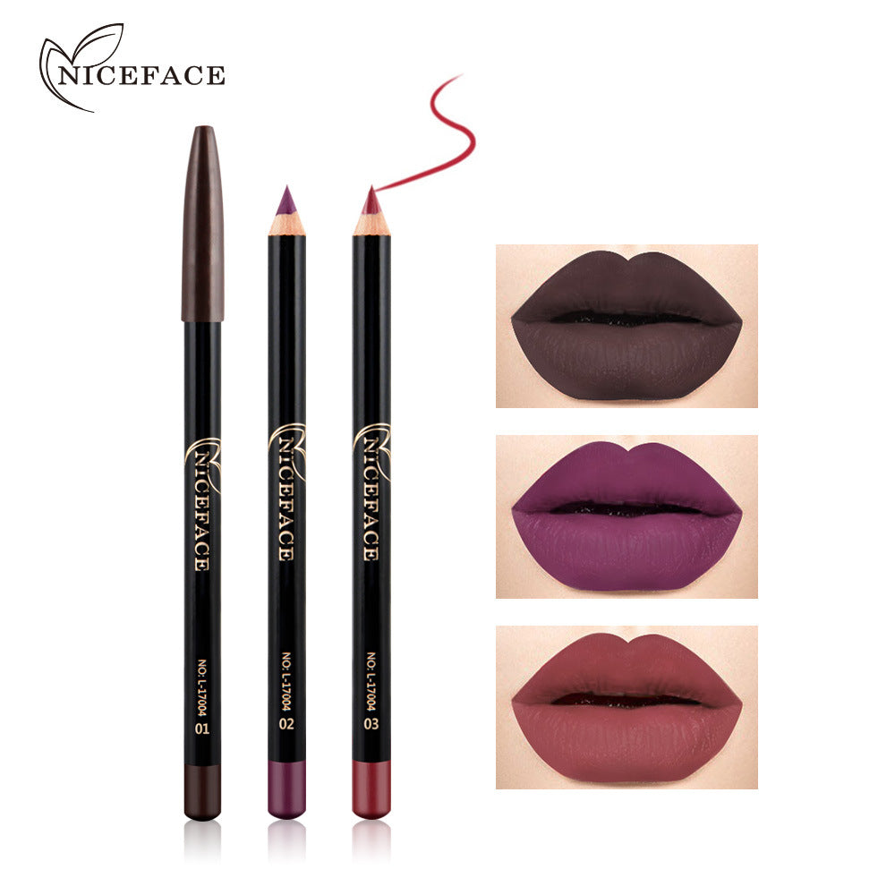 Nude Lip Liner Set – 12 Shades for Precise Definition