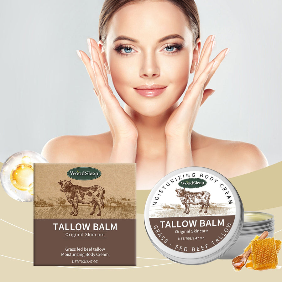 Tallow Face Cream for Dry, Sensitive Skin Relief