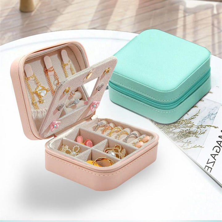 Travel Leather Jewelry Box — Tangle-Free Organization