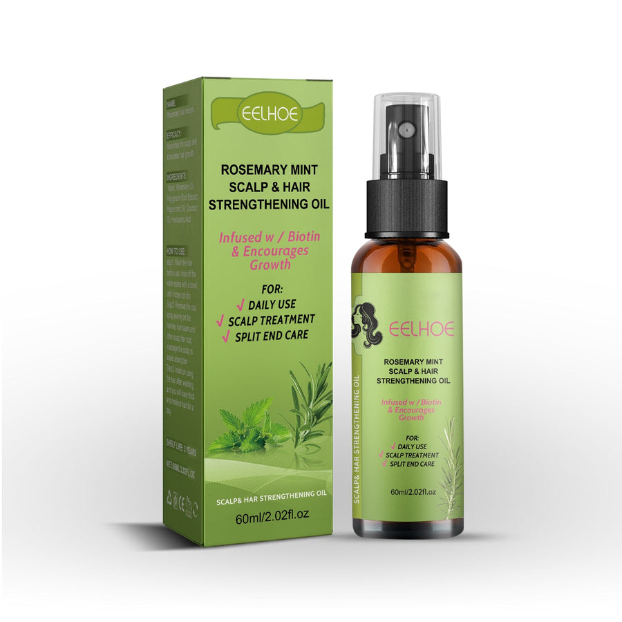 Rosemary Hair Oil Spray for Hydrated Roots and Shine