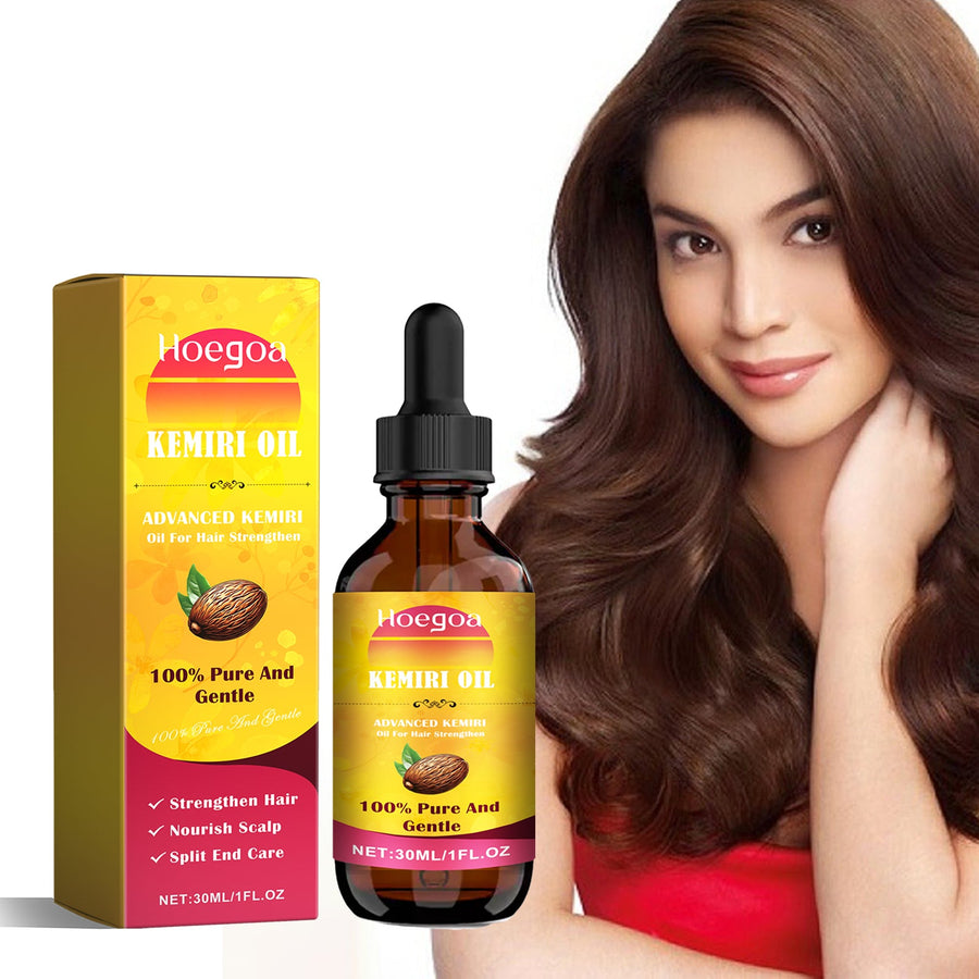 Kemiri Hair Oil for Smoother, Softer, Less Frizzy Hair