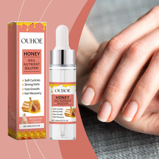 Honey Nail Oil for Dry Cracked Cuticles & Weak Nails