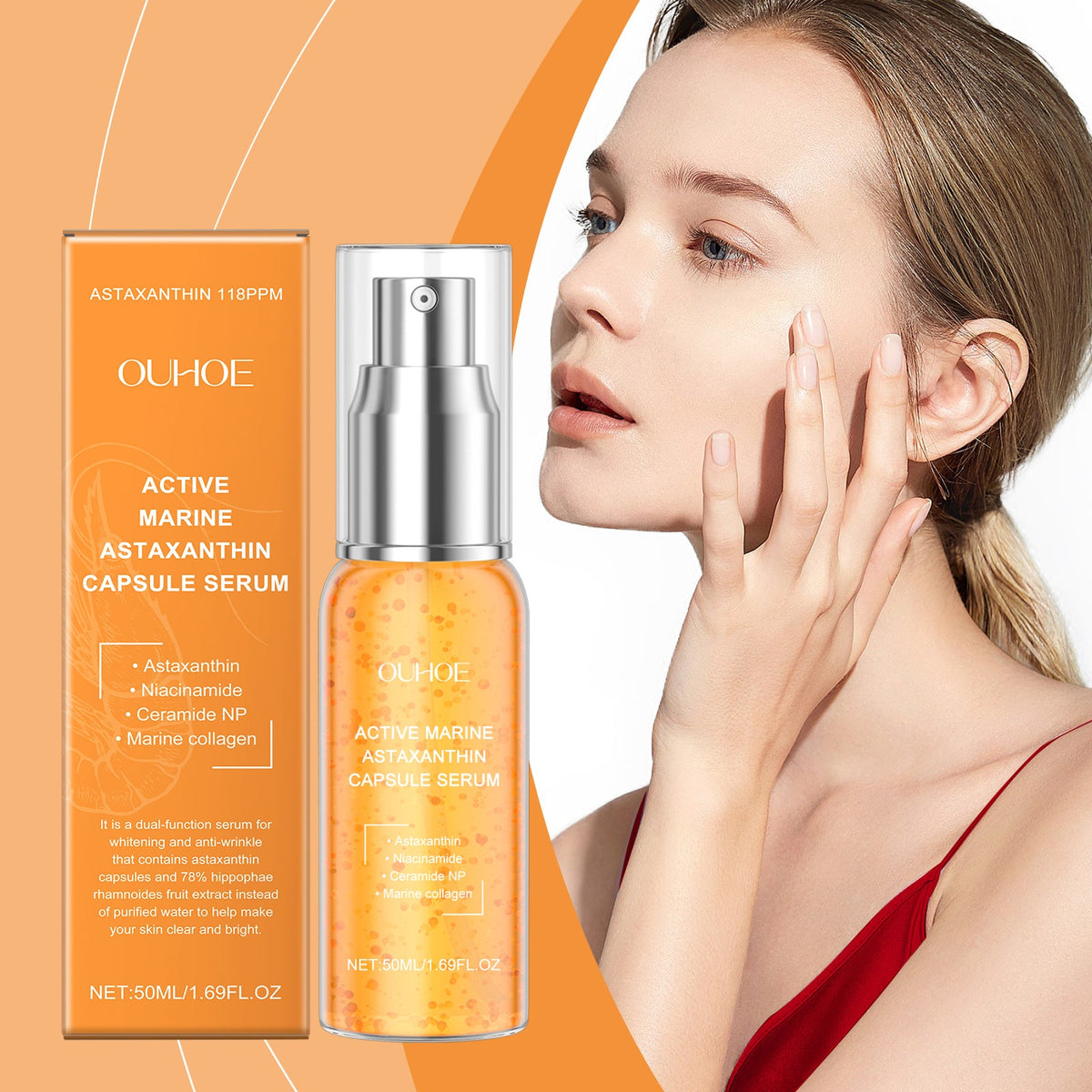 Astaxanthin Facial Essence for Hydration & Radiance