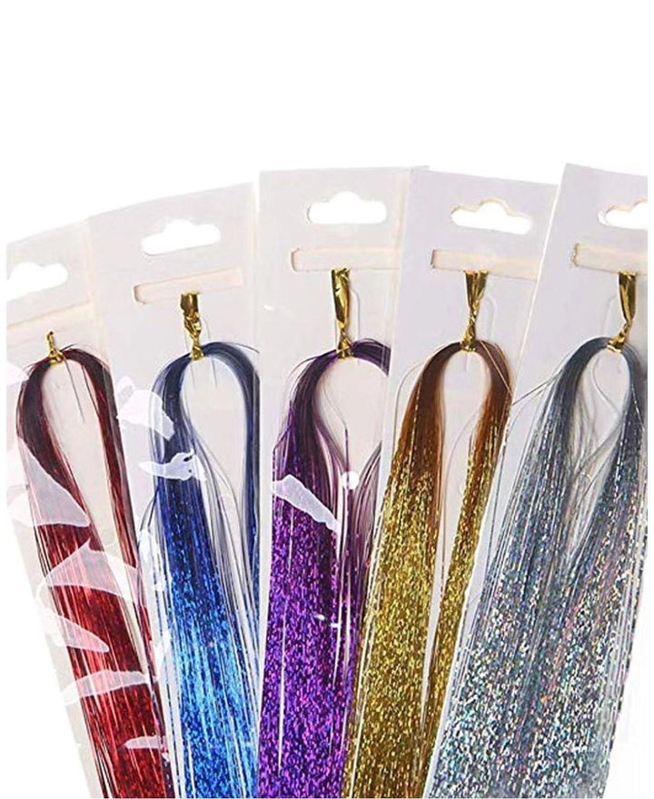 Silk Stripe Hair Extension — Instant Holographic Color, 100cm