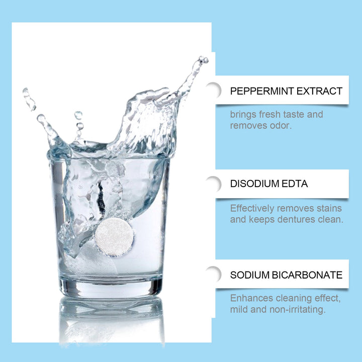 Retainer and Denture Cleaner — Kills 99.9% Odor & Stains