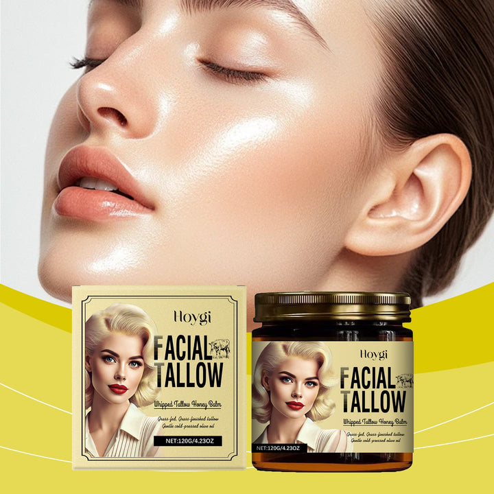 Tallow Honey Face Cream for Deep Skin Moisture
