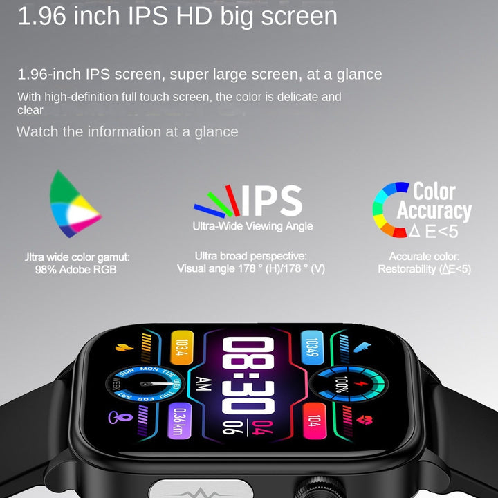 Smartwatch with ECG & Non-Invasive Glucose — ET570 Health