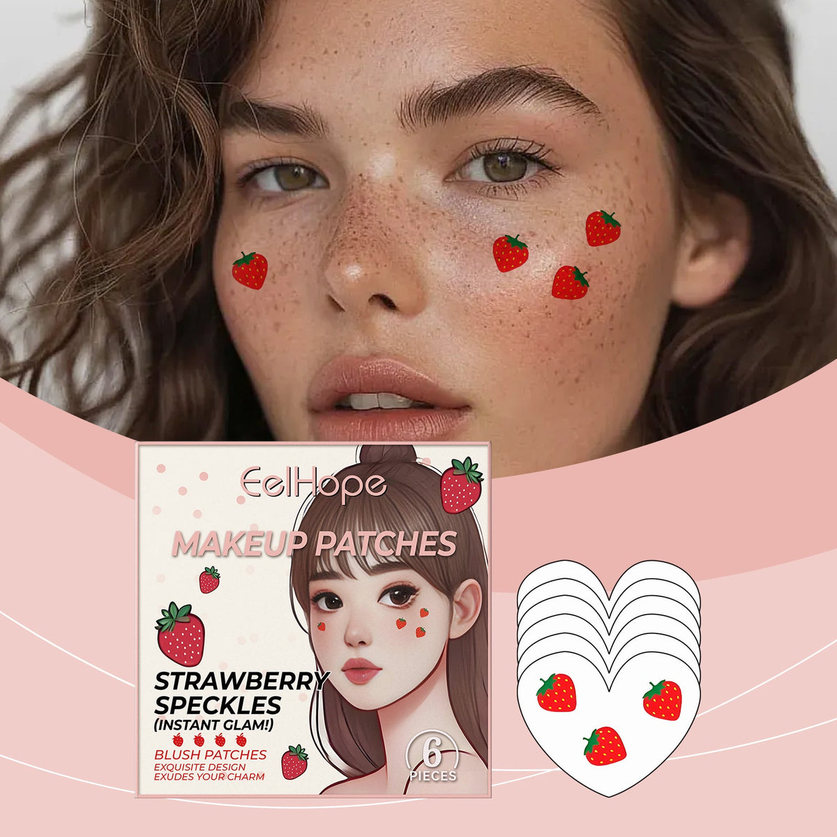 Strawberry Makeup Patches for Instant Playful Glam