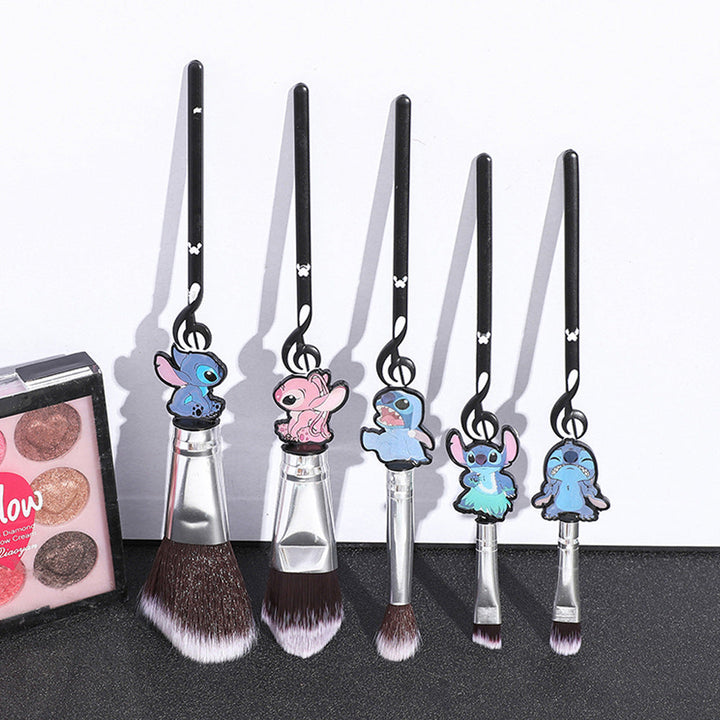 Stitch Makeup Brush Set — Disney Enamel Charms with Rose