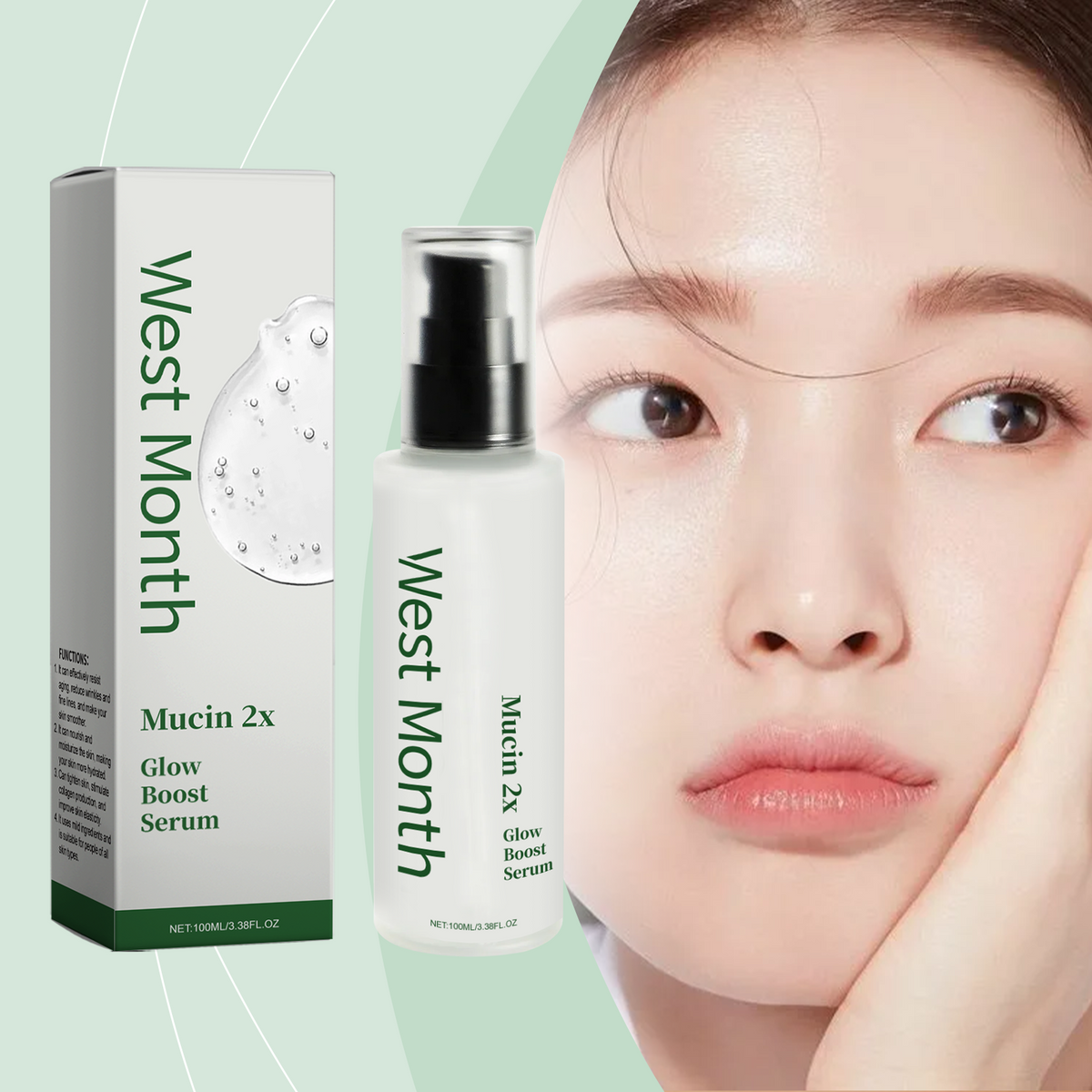 West&Month Firming Serum with Mucin 2x Snail Extract