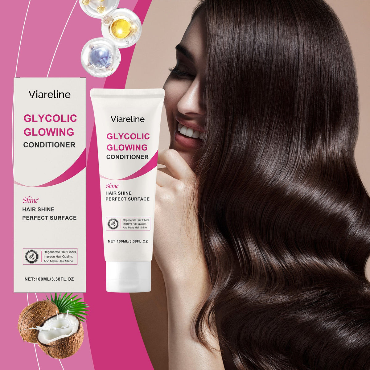 Glycolic Acid Hair Conditioner for Smooth, Glossy Hair