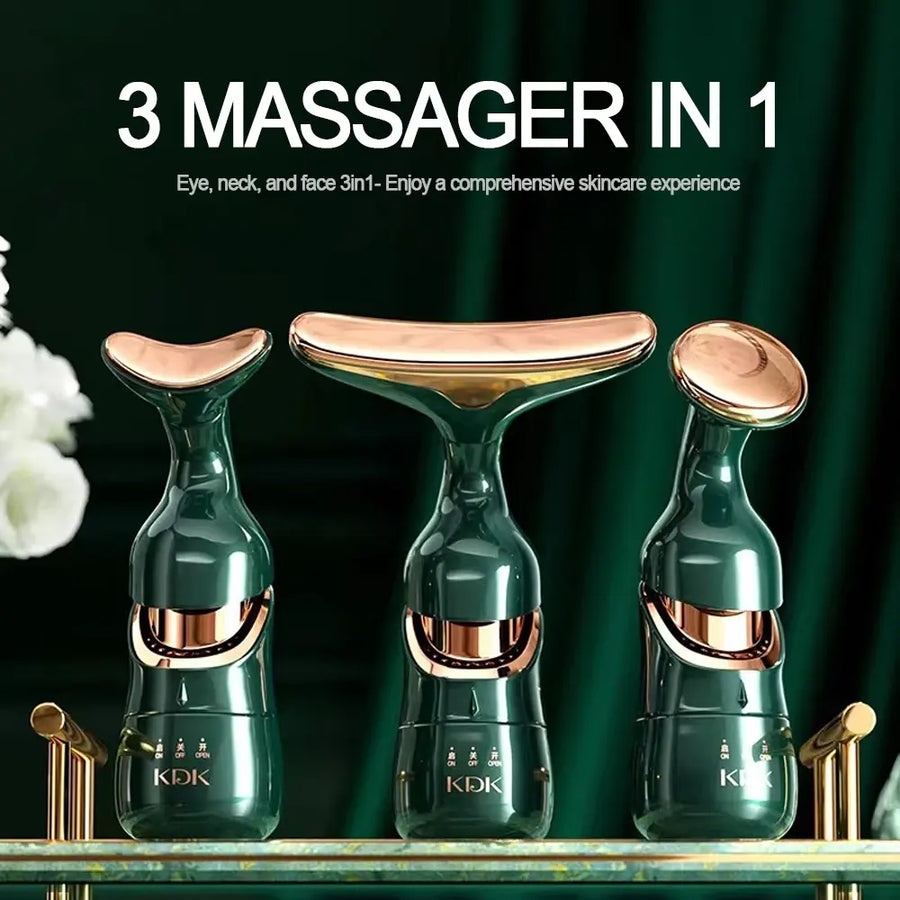 3-in-1 Facial Massager for Face, Eyes & Neck Relief