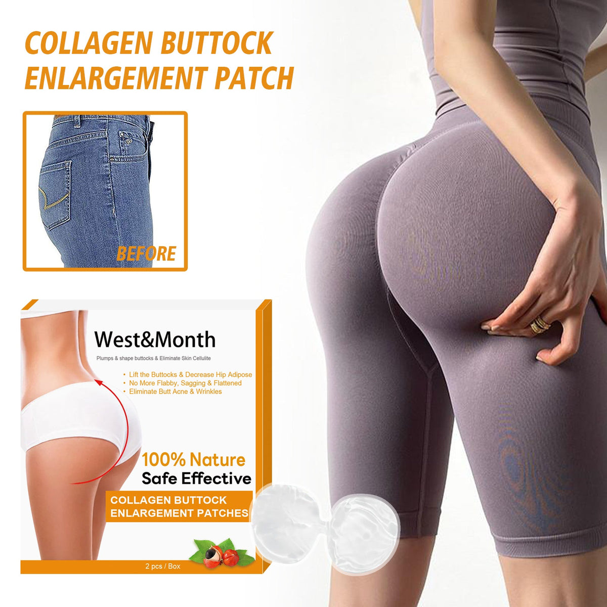 Collagen Butt Lift Patches — Lifted, Plumper Curves