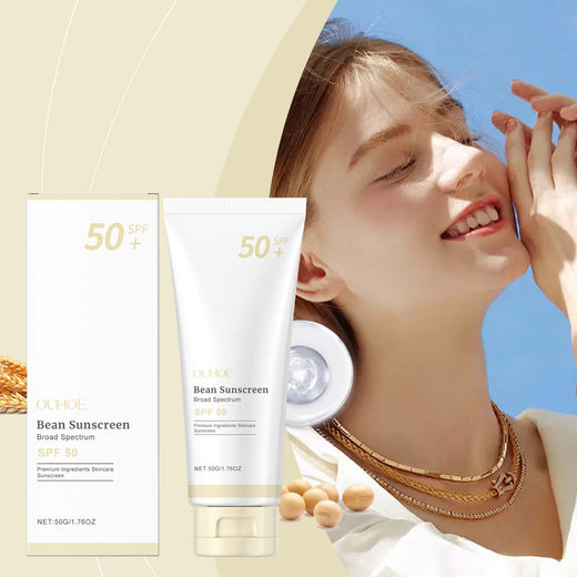 OUHOE SPF 50+ Sunscreen Cream, No White Cast Formula