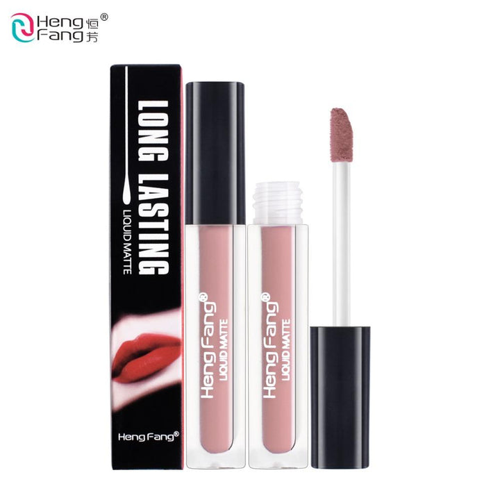 Waterproof Matte Liquid Lipstick – 20 Vivid Shades