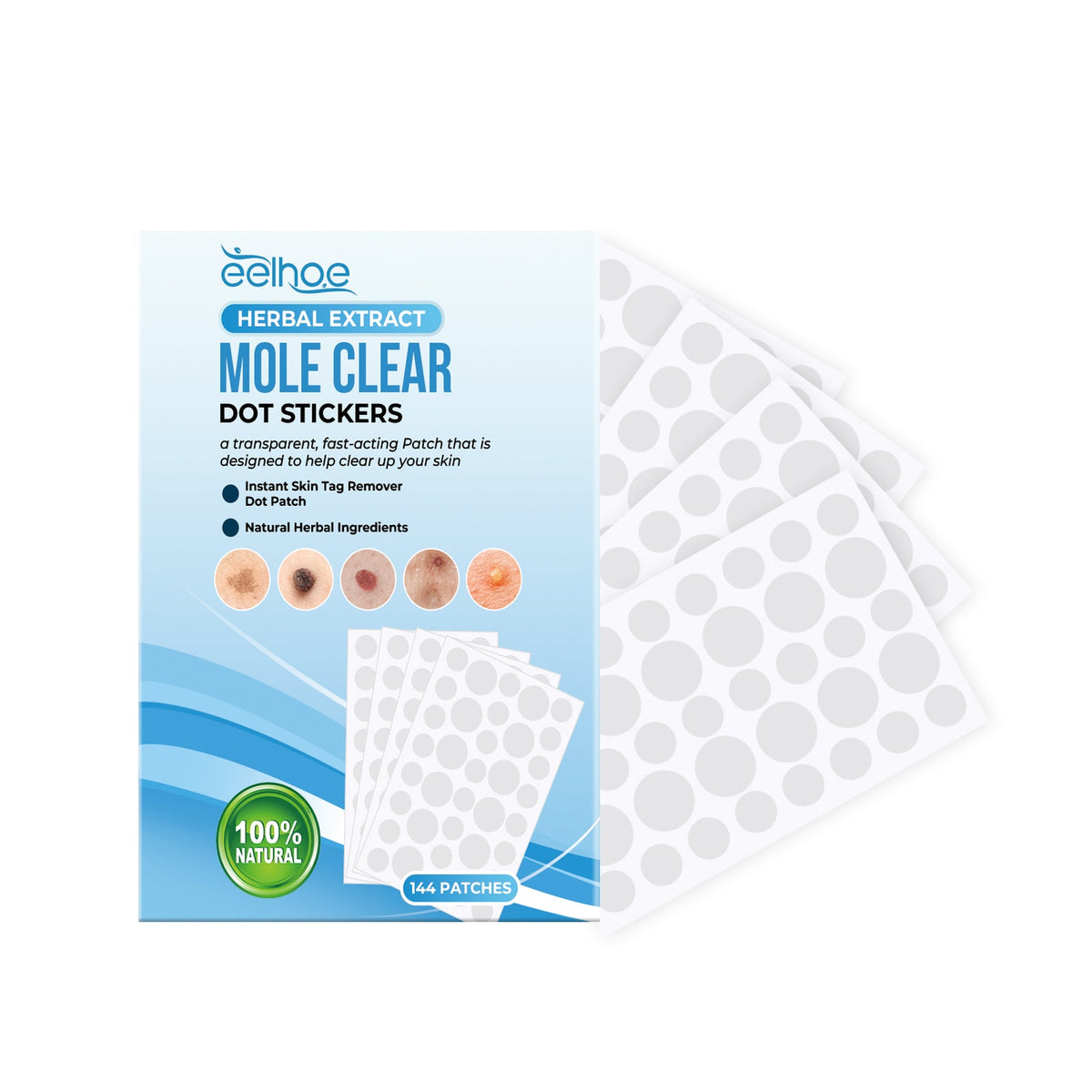 Skin Tag Patches with Natural Herbal Extract, 144 Ct