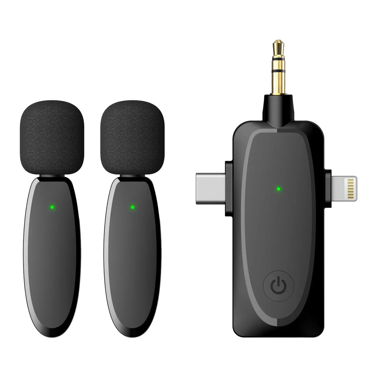 Wireless Lavalier Microphone 1‑to‑2 — Studio‑Quality Audio