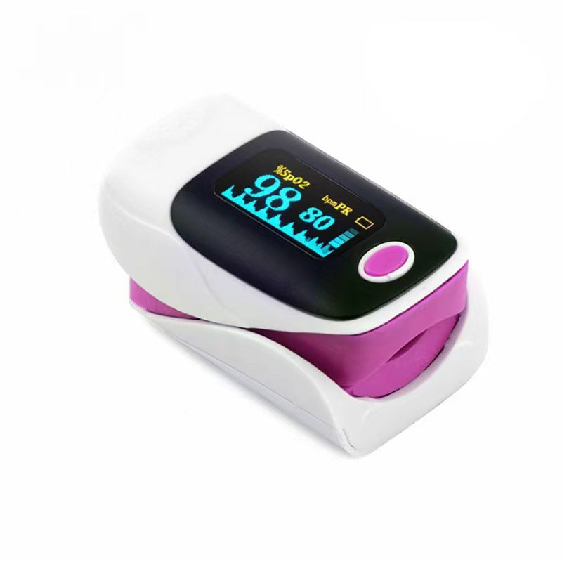 Fingertip Pulse Oximeter — SpO₂ & Heart Rate Monitor for Home