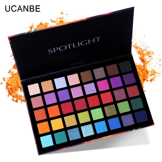 40-Color Eyeshadow Palette for Bold, Everyday Looks