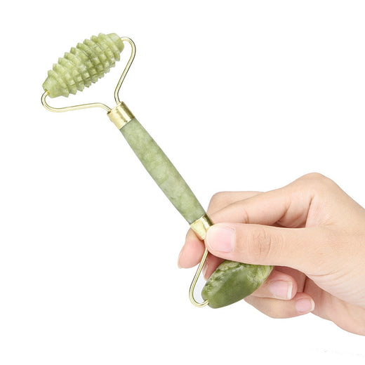 Jade Facial Roller — Dual-Ended Massage for Calm Skin