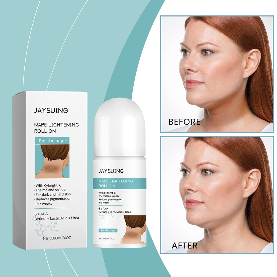 Neck Care Roll-On for Dark, Rough, Uneven Skin Tone