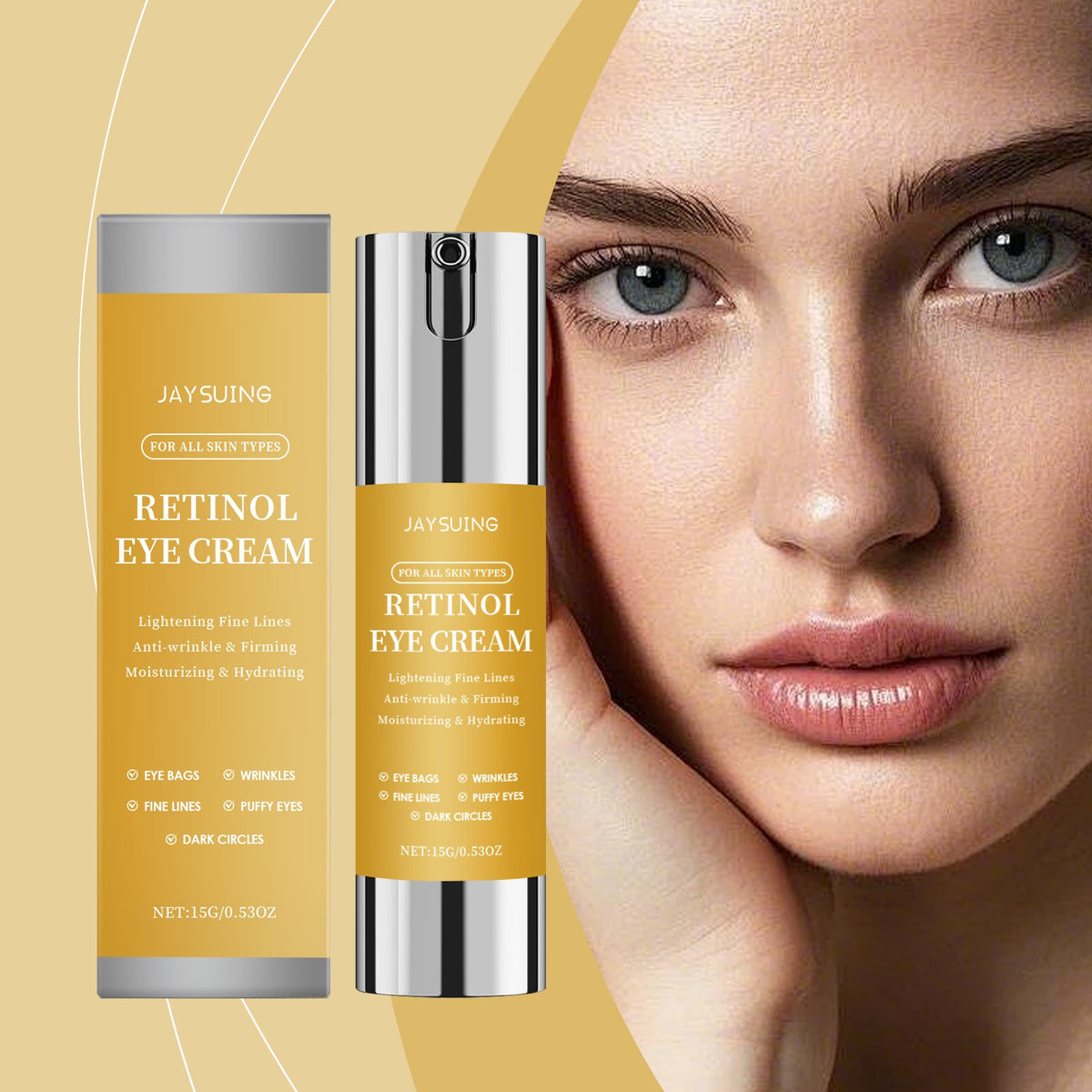 Retinol Eye Cream for Fine Lines & Dark Circles