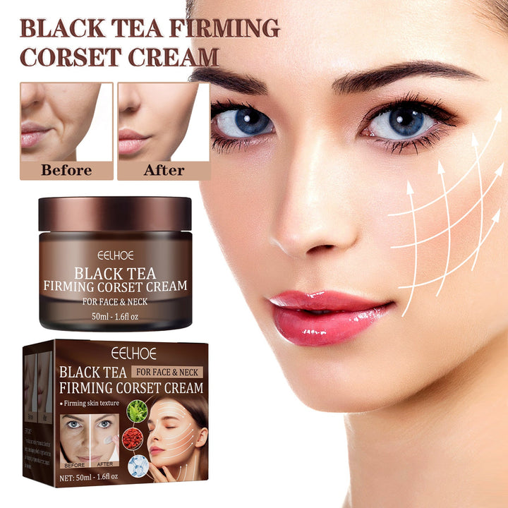 Black Tea Firming Face Cream for Sagging Skin & Pores