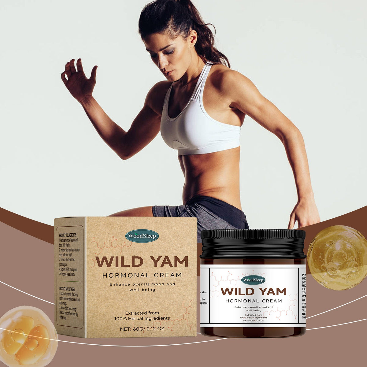 Wild Yam Hormone Cream for Natural Hormonal Balance