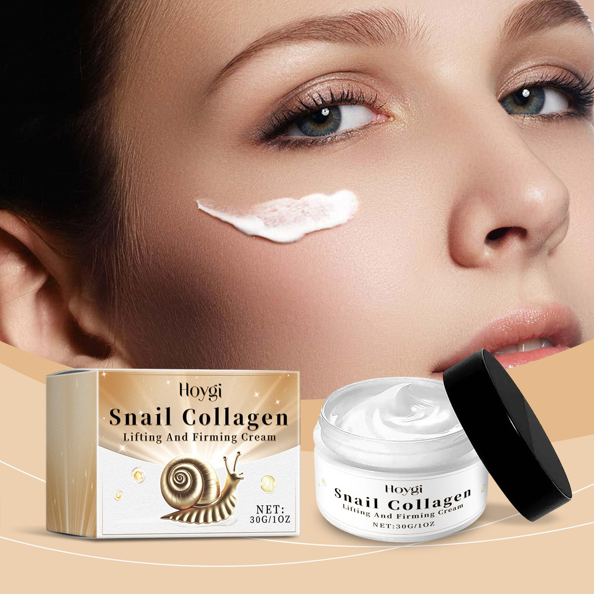 Snail Collagen Firming Cream for Visible Lifting & Glow