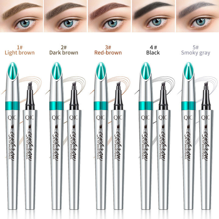 Waterproof Eyebrow Pencil for Natural Hair Strokes