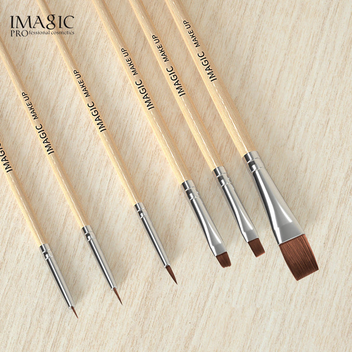 Makeup Art Brushes: Six Shapes for Precise Creative Detail