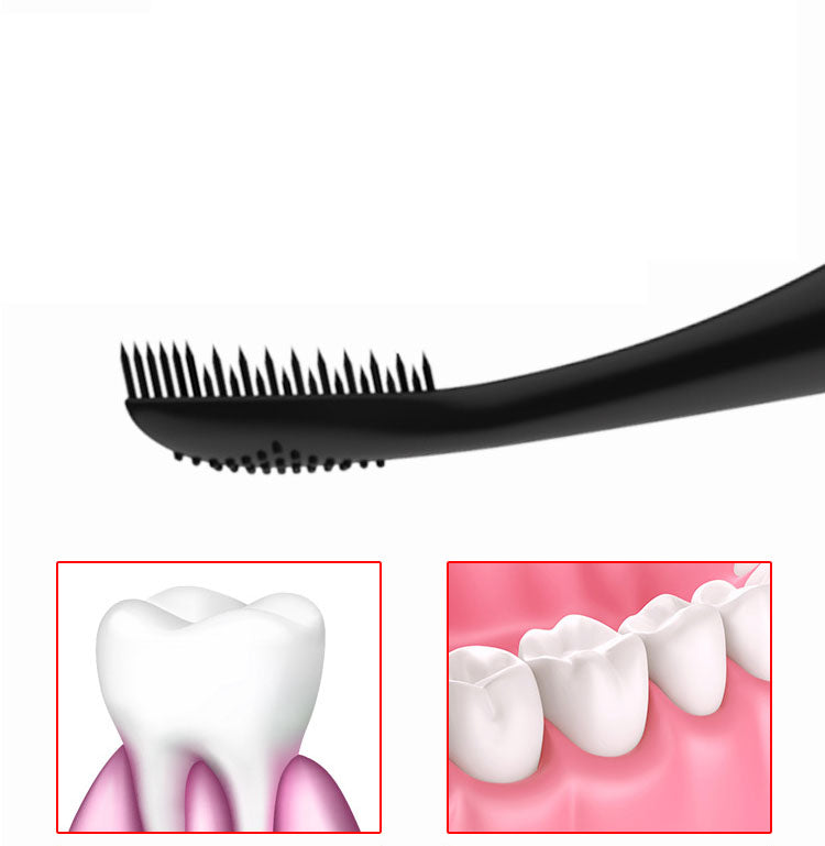 Pink rechargeable toothbrush with circular inset showing charging port detail