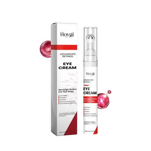 Retinol Eye Cream with Cooling Massage Roller