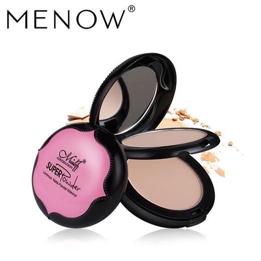 Pressed Powder Compact Makeup for Natural Matte Touch-Ups