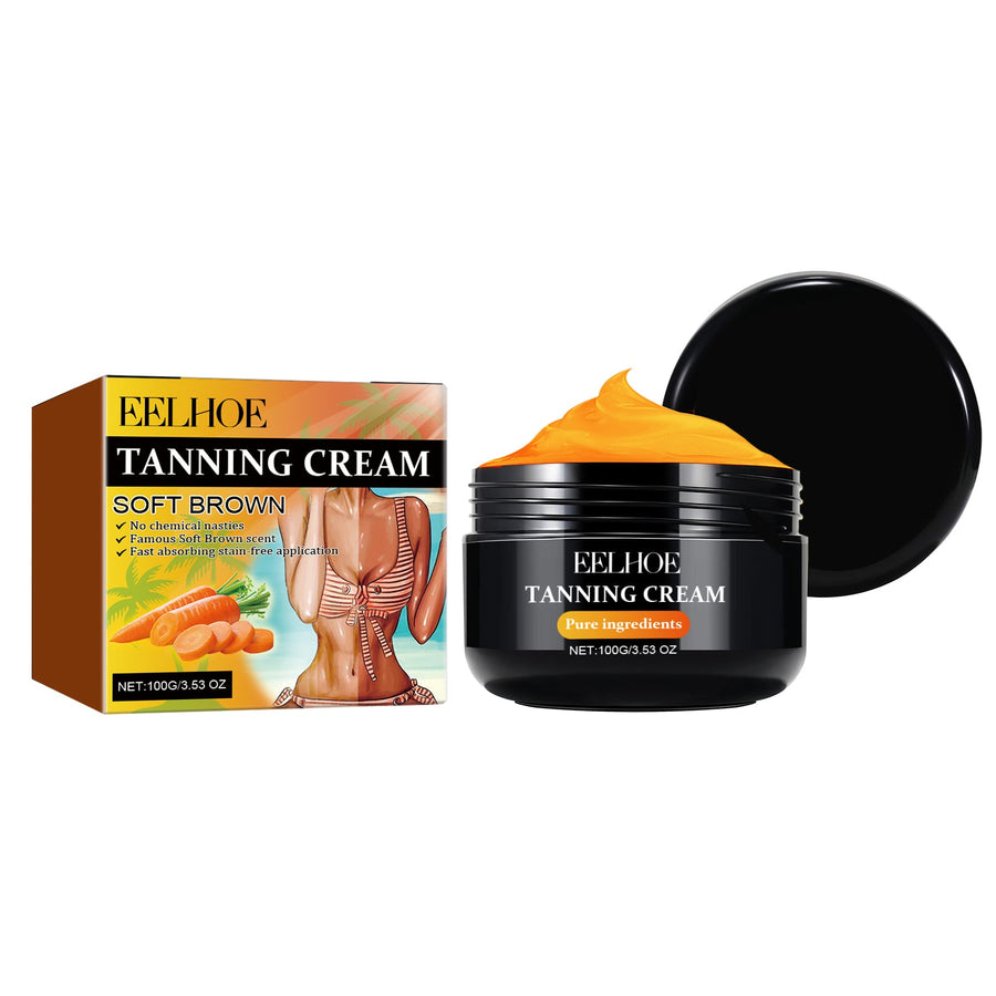Self-Tanning Cream for Natural Wheat Tan Without Smell