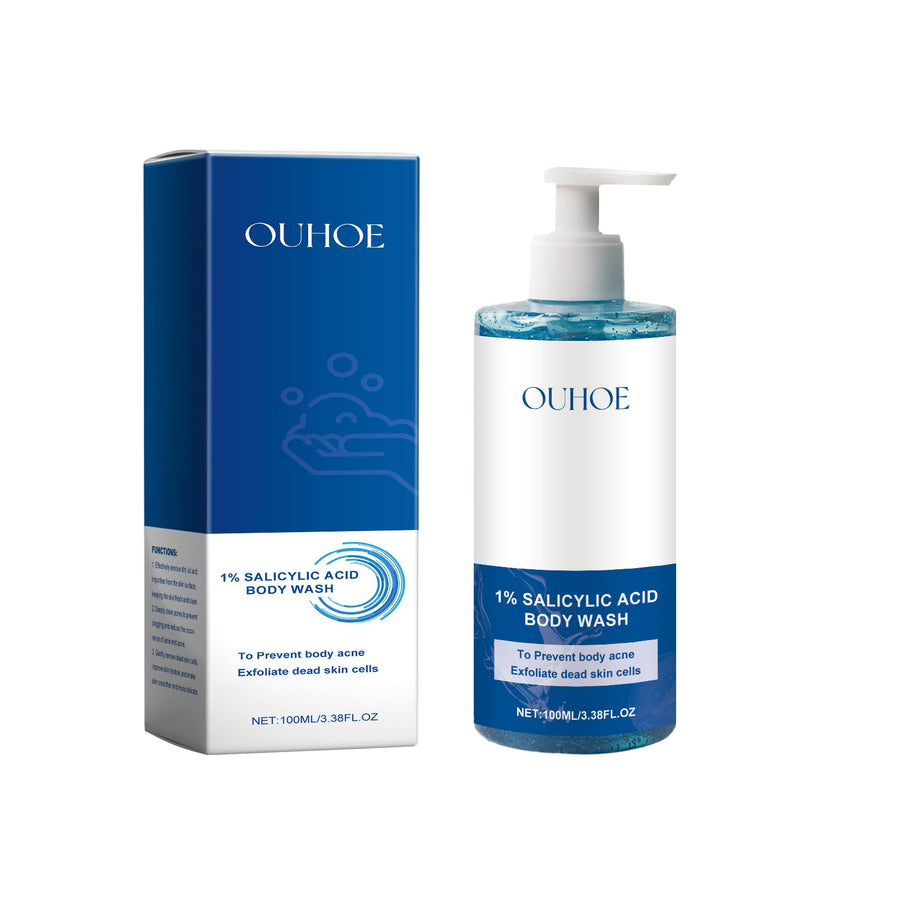 1% Salicylic Acid Body Wash for Back & Body Acne