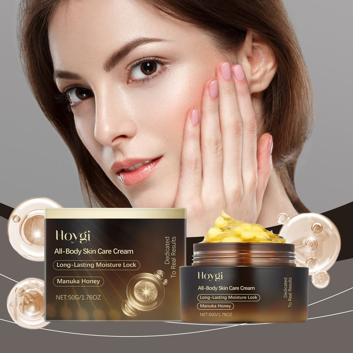 Manuka Honey Firming Cream for Face & Body Skin