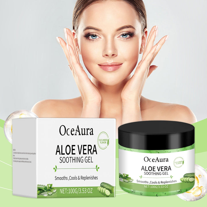Aloe Vera Cucumber Gel for Instant Cooling Hydration