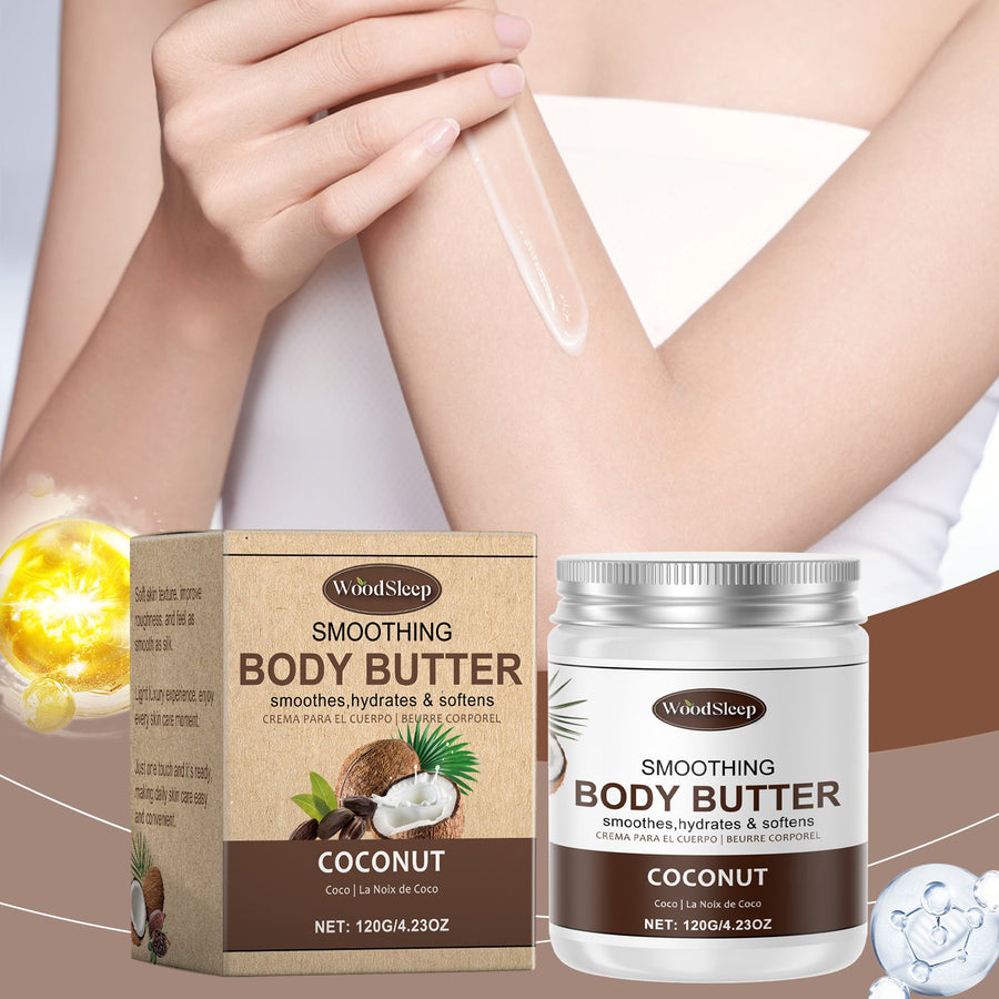 Coconut Body Butter for Deep Moisture and Soft Skin