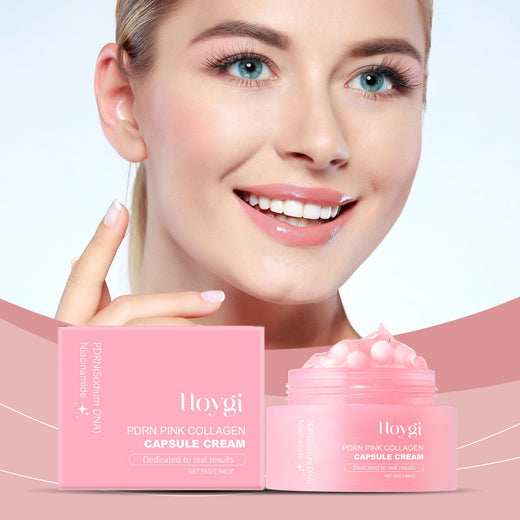 Hoygi Pink Collagen Capsule Cream for Firm Hydrated Skin