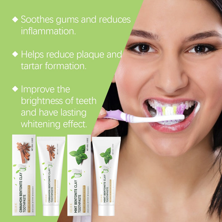 Volcanic Ash Whitening Toothpaste — Natural Clean