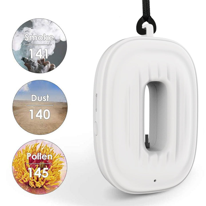 Portable Air Purifier Necklace — Personal Negative Ion