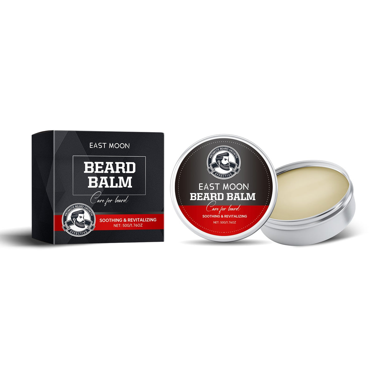 Beard Balm for Men — Nourishes & Softens Coarse Facial Hair
