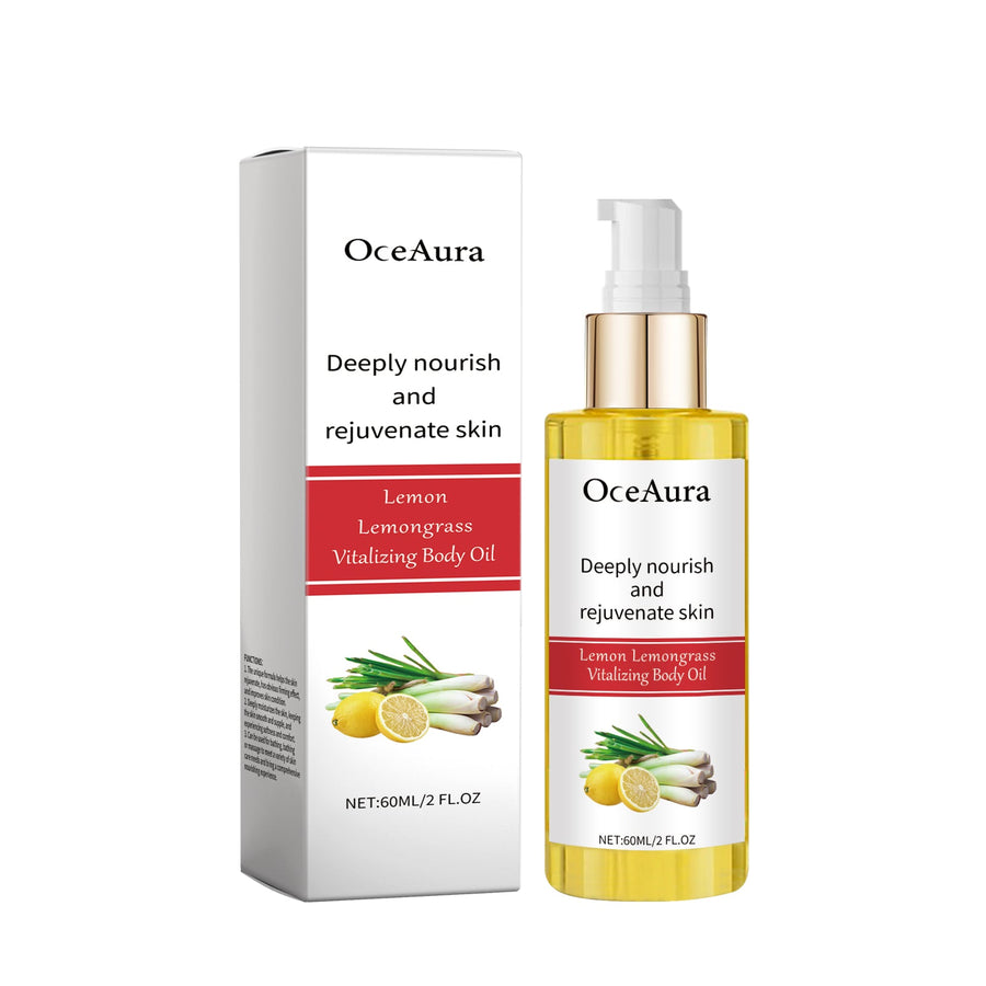 Lemongrass Body Oil for Deeply Nourished, Glowing Skin